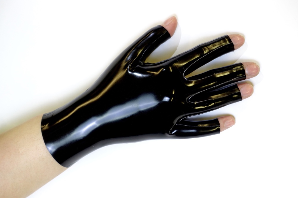 Gloves without Fingertips Fantastic Rubber